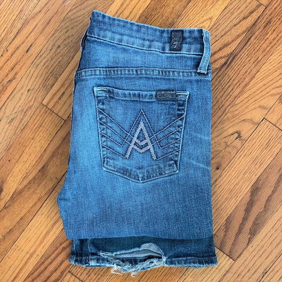 7 For All Mankind Denim - 7 For All Mankind Silver A Pocket Jeans
